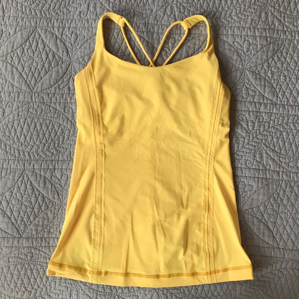 Yellow Lululemon Tank
